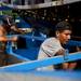 Julio Benito and Eric White assemble the Sea Ray walking deck for the Jaycees' Carnival on Tuesday, June 25. Daniel Brenner I AnnArbor.com